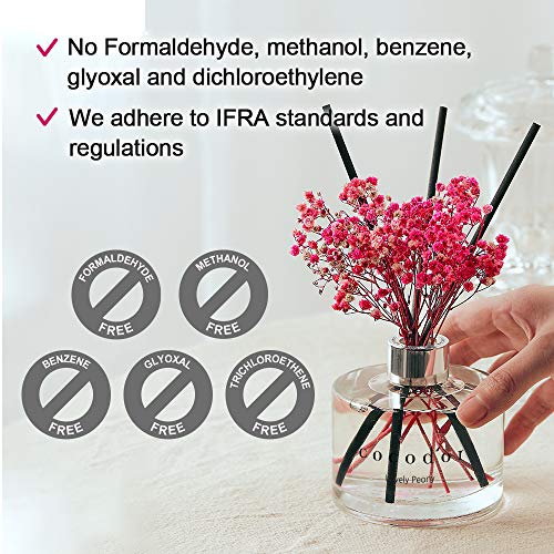 Cocod'or COCODOR Rose Flower Reed Diffuser/Pure Cotton/6.7oz(200ml)/1