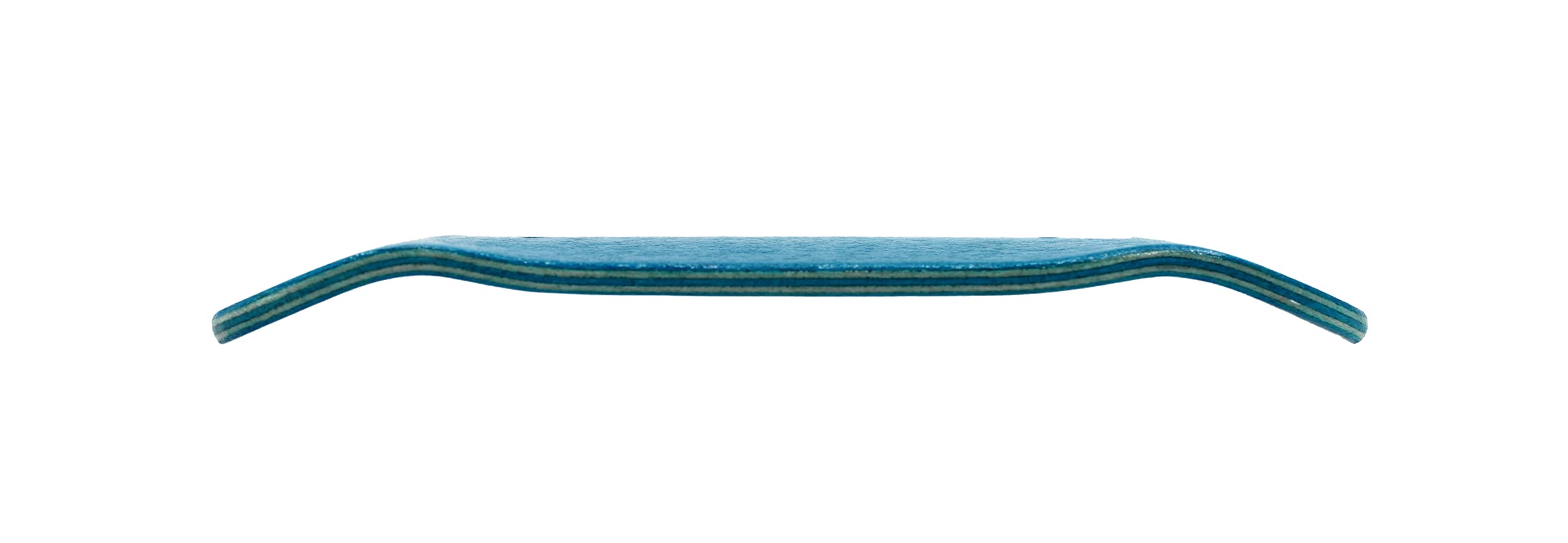 Teak Tuning Prolific Wooden Fingerboard Deck, 33.5mm x 96mm Boxy Shape - Teak Teal - 5 Ply with Custom Color Matching Mid Ply - Includes Prolific Foam Tape