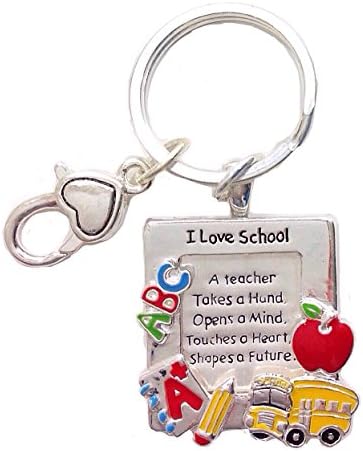 Mother's Day School Teacher Sentimental Keepsake Keychain Gift