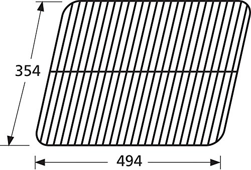 Music City Metals 56121 Porcelain Steel Wire Cooking Grid Replacement for Gas Grill Models Aussie 6112S8X641 and Aussie 6122S8X641