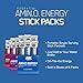 Optimum Nutrition Amino Energy - Pre Workout with Green Tea, BCAA, Amino Acids, Keto Friendly, Green Coffee Extract, Energy Powder - Blue Raspberry, 6 Count