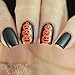 Whats Up Nails - Pumpkin Topiary Vinyl Stencils for Halloween Nail Art Design (1 Sheet, 25 Stencils)
