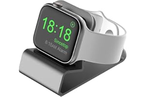 Sincetop Compatible with Apple Watch Charger Stand Ultra 1 2/SE/10/9/8/7/6/5/4/3/2/1, Aluminum iWatch 49 45 41 44 40 42 38 mm