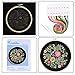 Full Range of Embroidery Starter Kit with Pattern, Kissbuty Cross Stitch Kit Including Stamped Embroidery Cloth with Pattern, Bamboo Embroidery Hoop, Color Threads and Tools Kit (Flower Bloom)