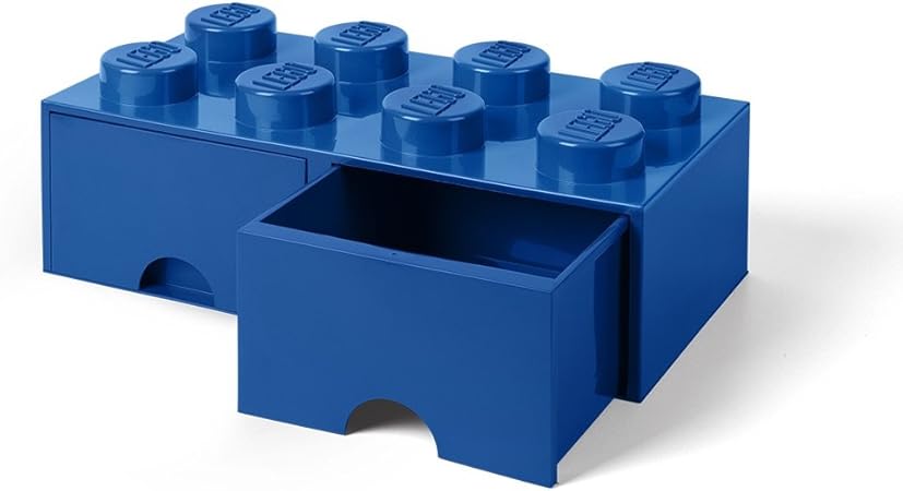Amazon Com Lego Brick Drawer 8 Knobs 2 Drawers Stackable