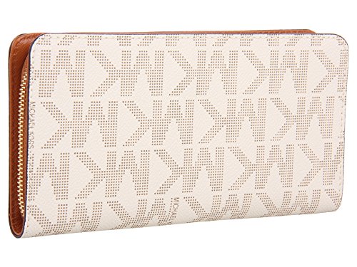 Michael Kors Hamilton Signature Continental Vanilla Wallet