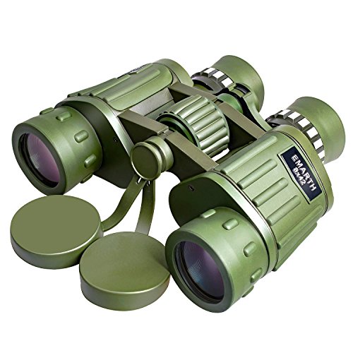 Emarth 8X42 Dual Focus Binocular Compact Telescopes for Bird Watching / Viewing / Outdoor, Optics 397ft/1000yds Army Green