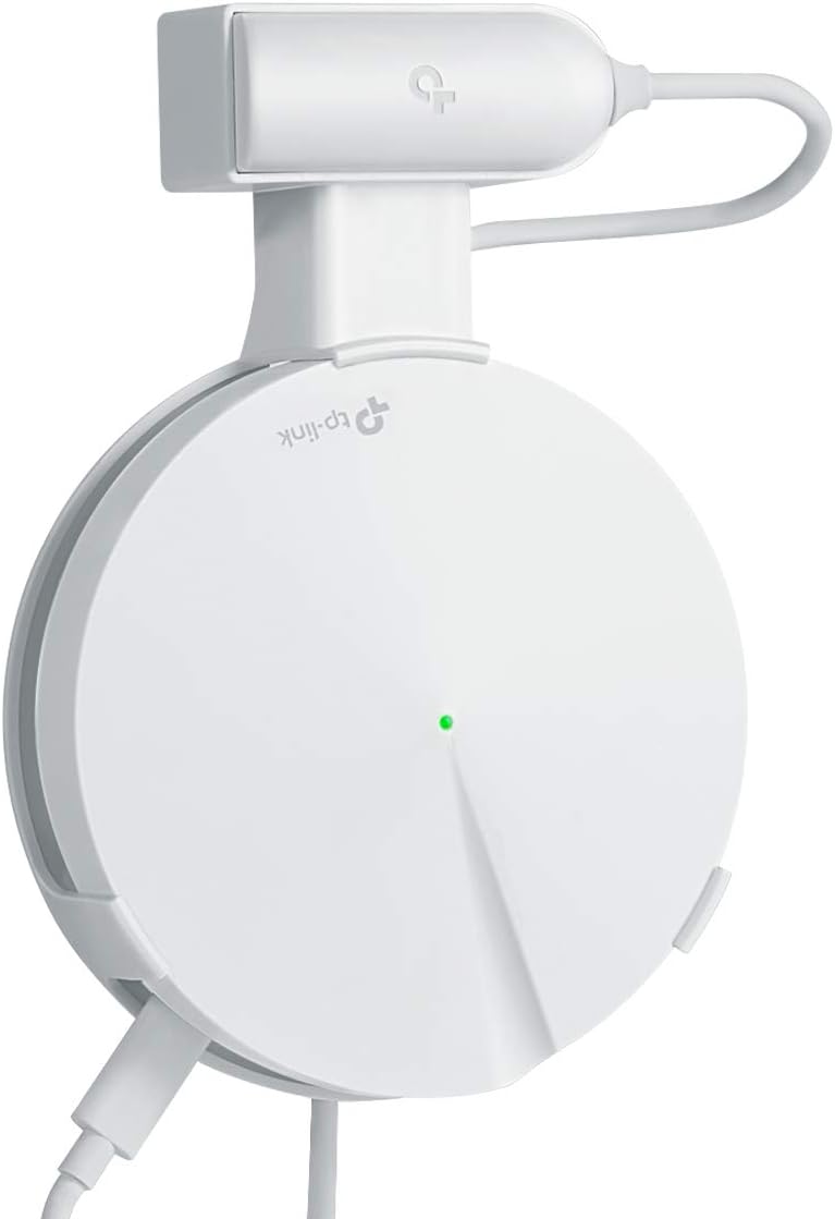Galdoo Outlet Mount for TP-Link Deco M5 Whole Home Mesh WiFi System, Space-Saving Wall Mount Bracket Holder for TP-Link Home WiFi with Cord Management (1 Pack)