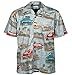 David Carey Ford Mustang Classic 60's Cars Camp Hawaiian Shirt, (XL)