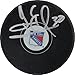 NHL New York Rangers Henrik Lundqvist Signed Hockey Puck