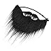 LUOEM Fake Beard Black Bearded Man Funny Mustache Costume Party Fake Mustaches Whisker Festival Supplies