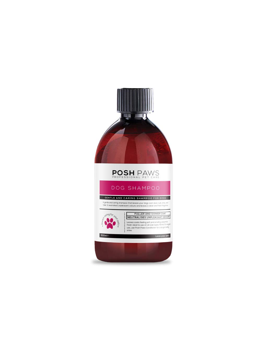 Posh Paws Dog Shampoo, 500ml, clear