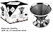 Barista Brothers Pour Over Coffee Dripper - the Best Paperless Clever Coffee Cone- Eco-friendly Reusable Stainless Steel Coffee Filter - Ecological Innovative Double Layer Fine Mesh Design