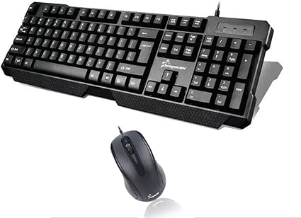 Ofnmd Tastiera E Set Mouse Resistenti Agli Spruzzi D Ufficio Usb A Grandezza Naturale E Tastiera Anti Ghosting Antiscivolo Interfaccia Mouse Cablata Destra Per Dattilografo Tastiera Inglese Amazon It Elettronica