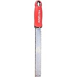 Microplane 46825 Premium Zester Grater - made in USA stainless steel blade - for Zesting Citrus and Grating Cheese - Soft Tou