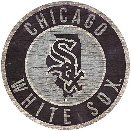 GameDay Novelties White Sox 12" Circle with State