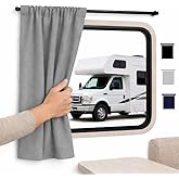 Short RV Window Curtains 30 Inch Long – Blackout Curtains for Camper, Bunk, Kitchen & Small Windows – Thermal Insulated Drape
