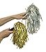 Fun Express Gold Metallic Foil Cheer Pom-Poms - 10