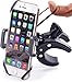 Aokay Universal Bike Phone Mount Bicycle Handlebar Cellphone Mount 【with 1 Additional Strap 】for Iphone 6 6S plus 5S 5C 4S, Samsung S7 S6 Note 4,Nexus 5,Huawei and More (Type B-Black)