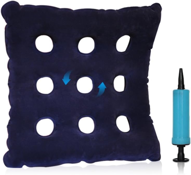 DSAQAO Inflatable donut ring cushion, Orthopedic Medical hemorrhoid pillow, Seat cushioning Relieving pain Great for office chairs Wheelchair-A