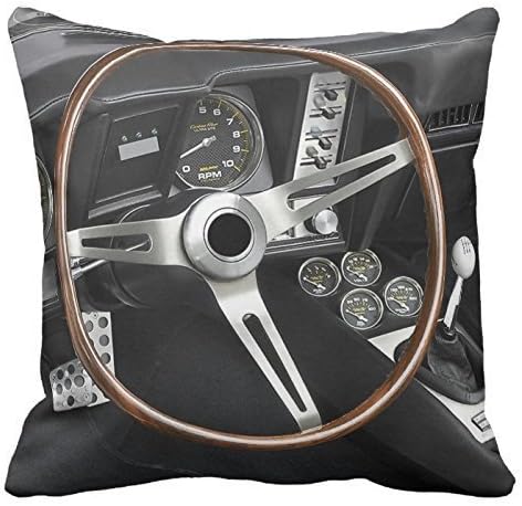 ZFSaleStore has a car's steering wheel Decorative Pillow Case 18 x 18 inch