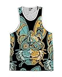 INTO THE AM Gearhead Men's All Over Print Tank Top (X-Large)