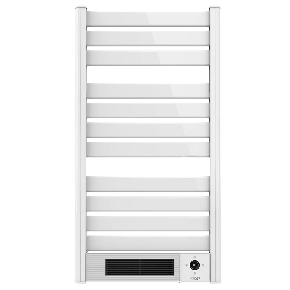 Cecotec Ready Warm 9770 Ceramic Towel Rail Electric Built-in Ceramic Heater, 2000 W, LED Display, Remote Control, Timer, IPX1, Temperature Adjustment