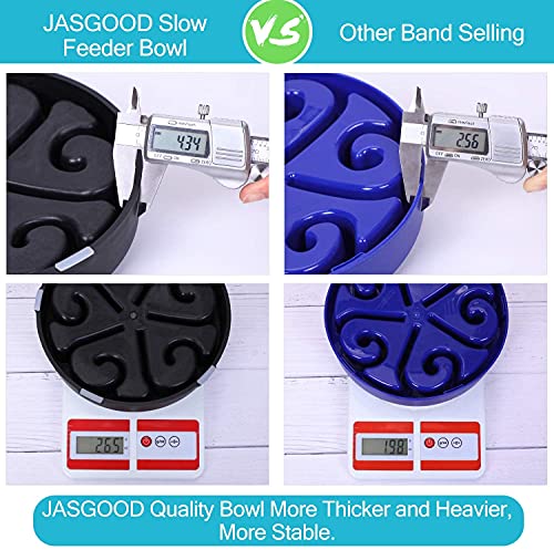 JASGOOD Slow Feeder Dog Bowl Slow Eat Feeder for Fun Slow Feeding Interactive Bloat Stop Dog Bowls - Image 3