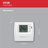 Honeywell Home THR840DEU DT2 Thermostat White Digital Wired view 4