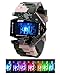 Auspicious Beginning LED Military Cool Waterproof Noctilucent Plane Design Digital Watch for Boys Size S