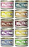 Weruva Grain Free Cats in the Kitchen Canned Cat Food 10 Flavor Variety Bundle, 3.2 Ounces Each (10 CANS TOTAL)