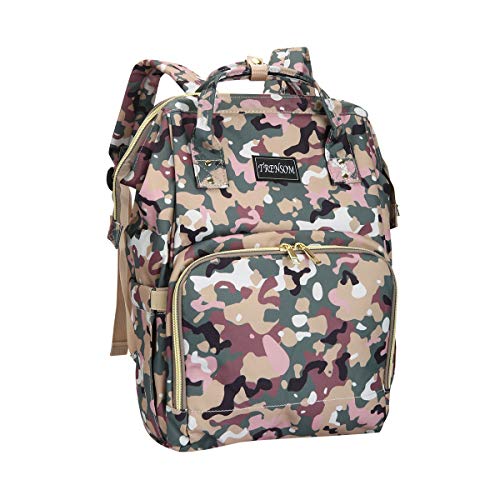 MultiFunction Camo Baby Boy Diaper Bag for Dad Mum, Large Capacity