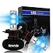 Snorda H4 LED Headlight Bulb, 8000 Lumens ultra-bright 9003 headlight bulb Conversion Kit with CSP Chips to replace High Beam, Low Beam and Fog Bulb (white 6500K)-2 packs