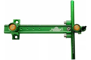 DeeRace Archery Recurve Bow Sight, Adjustable T Shape Target Shooting Bowsight with Optical Fiber Pin Sight