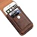 iPhone 7 Plus Pouch Case, iNNEXT Premium Vertical Leather Case Pouch Holster with Magnetic Closure, Leather Pouch Carrying Case with Swivel Belt Clip Holster for iPhone 6 / 6S / 7 Plus 5.5'' (Brown)