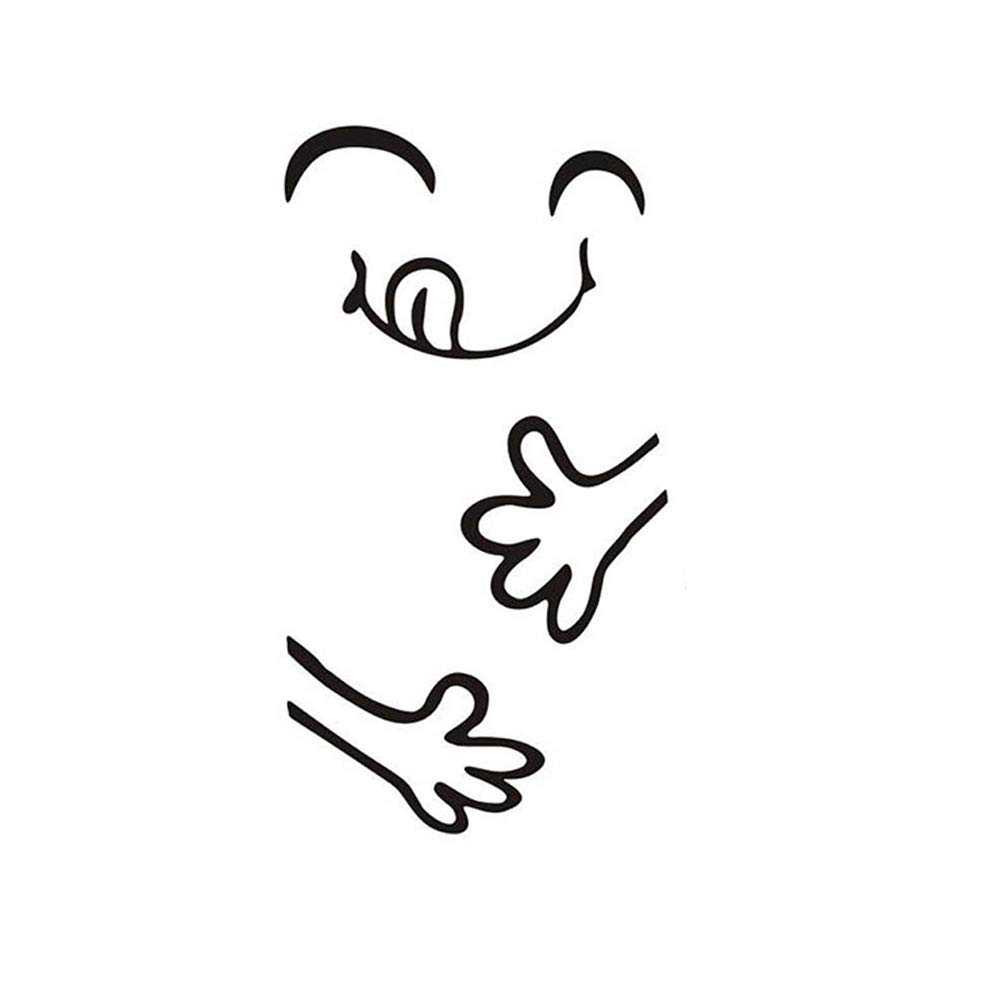 1PC Lindo Etiqueta Nevera Cara Sonriente Cocina Nevera Nevera ...