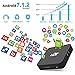 Android TV Box 7.1【3GB RAM+32GB ROM】 2018 Amlogic S912 Octa Core 64 Bit 2.4G/5G Dual Band WiFi 4K HD 1000M LAN BT 4.1 X Super Smart Media Player with LED Display