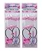 Its A Girl Party or Baby Shower Color Change Straws - 2pk