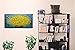 Desihum-Yellow Flowers Oil Painting Modern Floral Canvas Wall Art Hand Painted for Living Room Bedroom Dinning Room (24