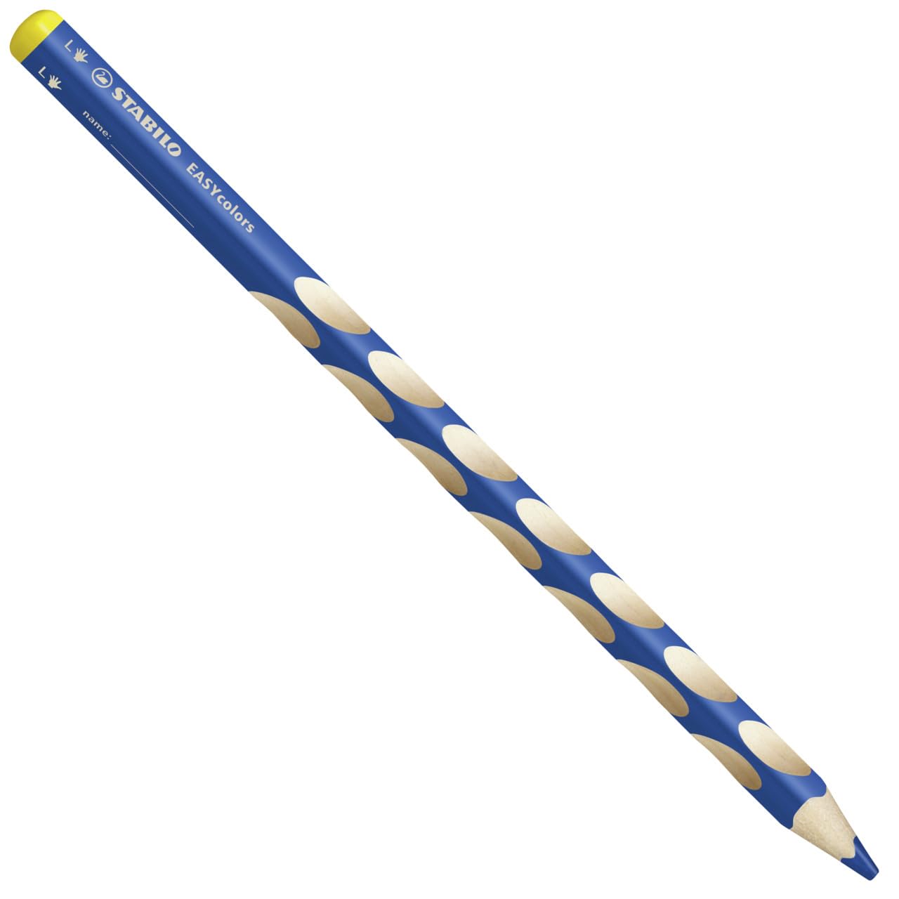 STABILO EASYcolors Ergonomic Colouring Pencil for Left-Handed Users, Single Pencil, Ultramarine Blue
