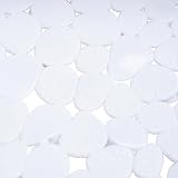 AQUALONA Premium Bath Mat Anti-Mould PVC Comfort Pebble White view 5
