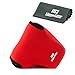MegaGear ''Ultra Light'' Neoprene Camera Case Bag with Carabiner for Canon PowerShot G3 X G3X Digital Camera (Red) (MG575)