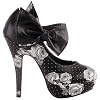 SHOW-STORY-Sexy-Ladies-Bow-Ankle-Strap-Stiletto-Platform-Pumps-ShoesLF30412