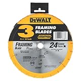 DEWALT Circular Saw Blade, 7 1/4 Inch, 24