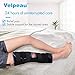 Velpeau Knee Immobilizer - Full Leg Brace - Straight Knee Splint - Comfort Rigid Support for Knee Pre-and Postoperative & Injury or Surgery Recovery (20