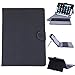 HDE Keyboard Case for iPad 2 - Wireless Bluetooth Leather Folio Cover Folding Stand for Apple iPad 2 3 4 (Black)
