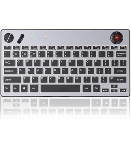 Amazon.com: CHERRY G84 UltraSlim Keyboard w/Integrated Trackball