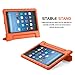 MoKo Case for All-New Amazon Fire HD 8 Tablet (6th/7th/8th Generation, 2016/2017/2018 Release) Kids Shock Proof Convertible Handle Light Weight Protective Stand Cover Case for Fire HD 8,Orange