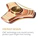 SUNKONG Spinner Fidget Toy Triangle Hand Spinner Fidget ADHD Focus Toy High Speed 2-6 Minutes Per Spins Ultra Durable Material(Bright Pure Copper)