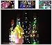 LoveNite Wine Bottle Lights with Cork, 10 Pack Battery Operated 10 LED Cork Shape Silver Copper Wire Colorful Fairy Mini String Lights for DIY,Party,Decor,Christmas,Halloween,Wedding